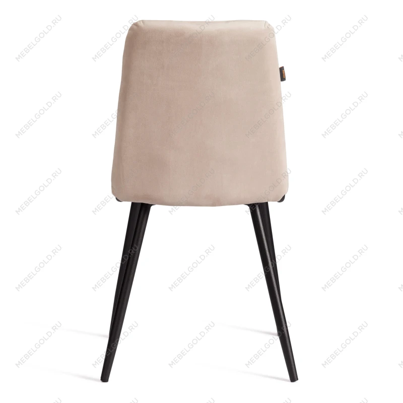 Стул обеденный Asti, велюр, молочный/черный, (Porsche 2) | изображение 3