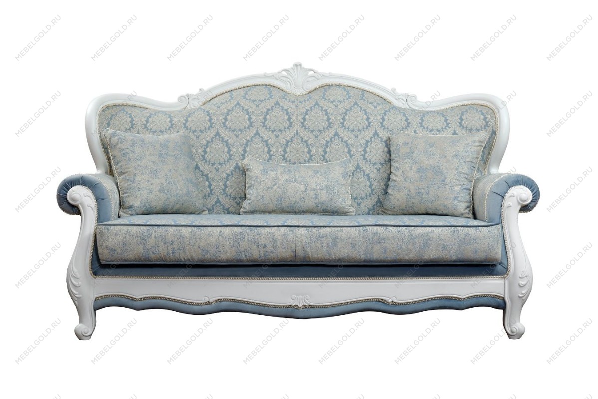 Диван Мишель 3х местный белый матовый | изображение 1