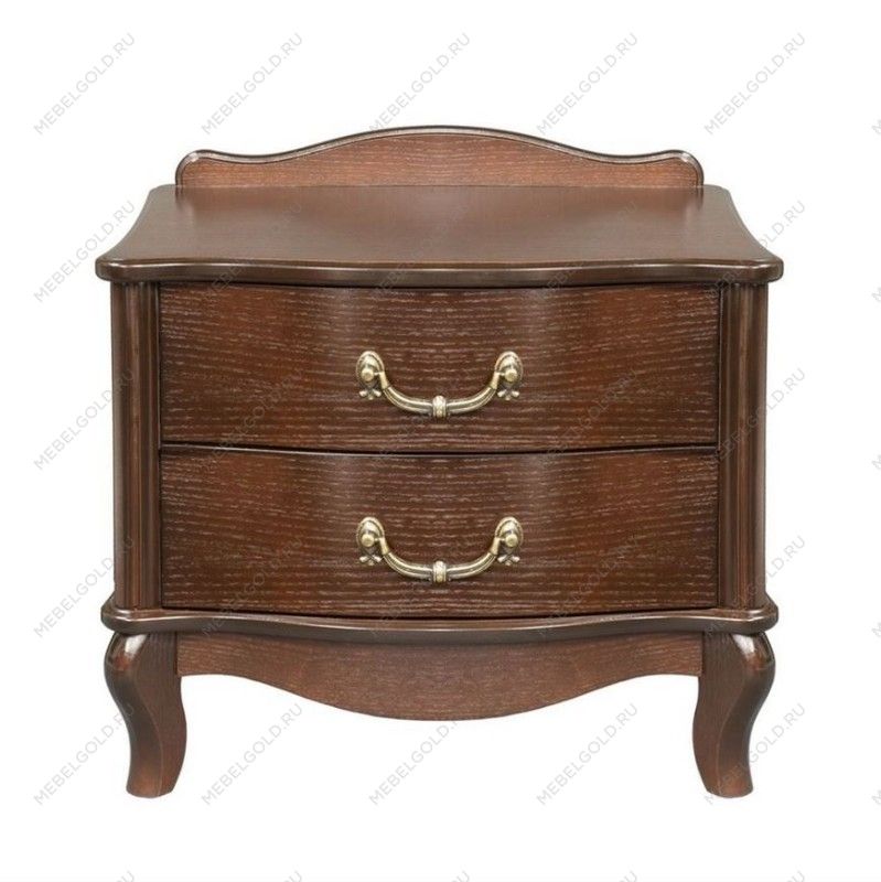Тумбочка прикроватная Джульетта 2 ящ. (орех) | изображение 1
