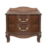 Тумбочка прикроватная Джульетта 2 ящ. (орех) | изображение 1