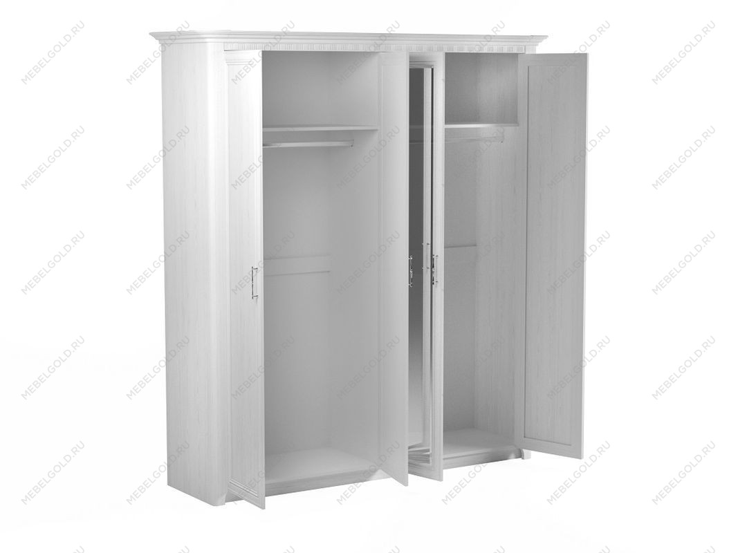 Шкаф 4-х дверный, Клер (2094*593*2300) Сосна Андерсен, 11908 | изображение 1