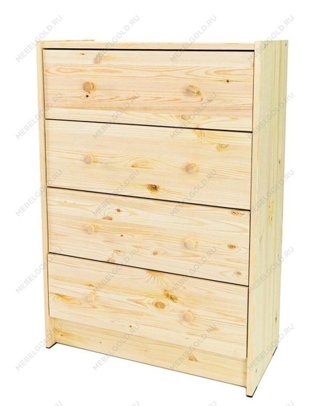 Комод Раст 4 ящика (натуральный)