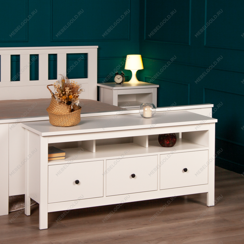 САГА тумба 3 ящика белая | изображение 5