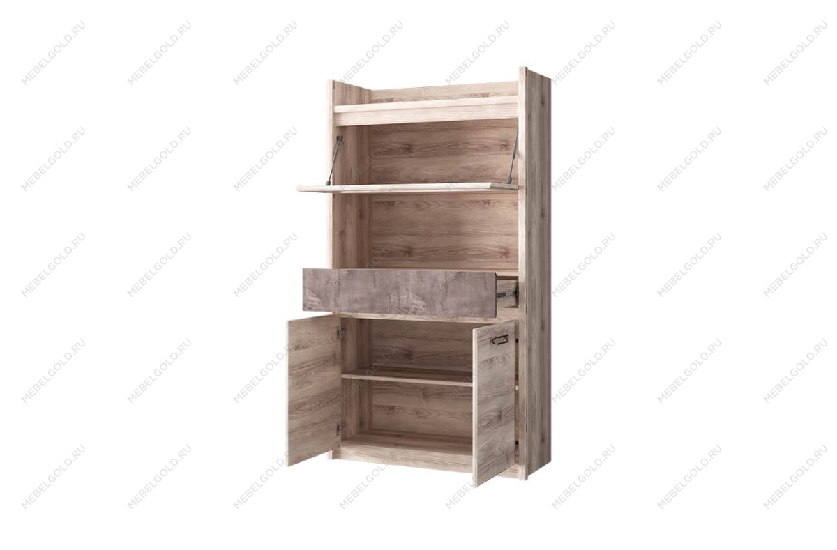 Шкаф с витриной Джаз 1V2D1S | изображение 1