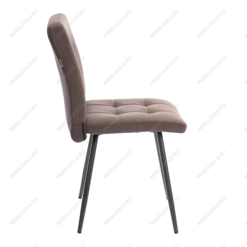 Стул обеденный Medeo, велюр, коричневый, 6, 47х56х89 | изображение 1
