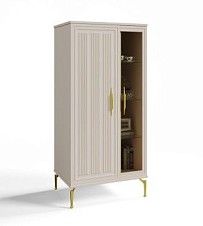 Витрина Замира 2-ств низкая бежевый