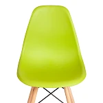 Стул CINDY (EAMES) (mod. 1801), дерево бук/металл/сиденье пластик, 45x51x82 см, Olive (оливковый) | изображение 5