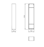 МАКС стеллаж 50х36х233 серый | изображение 2