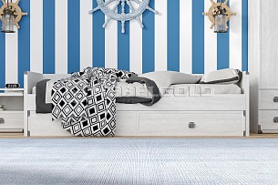 Кровать Индиана JLOZ1S/90 сосна каньон