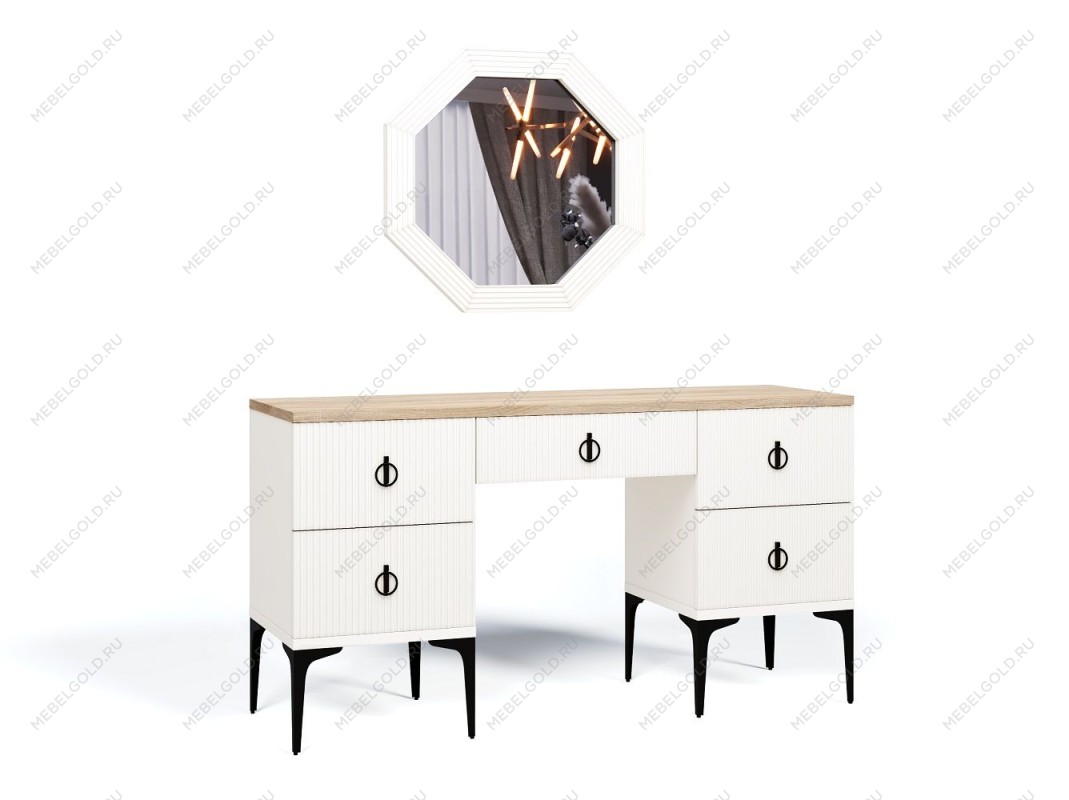 Туалетный столик Стелла белый