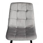 Стул CHILLY (mod. JSC-220), Велюр/металл, 44,5х52,5х88 см, Dark grey (темно-серый) HLR24 / черный | изображение 6