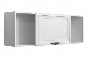 Полка навесная книжная Натали белый глянец - Выставка м. Марьина роща