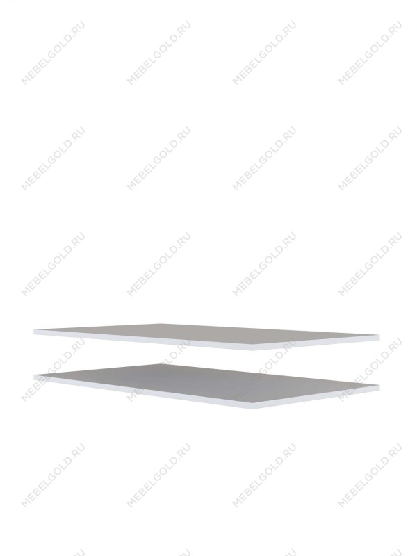 Комплект полок шкафа МОБИ (MOBI) POL/100/56 (2 шт.) к шкафу SZF/100, белый