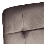 Стул CHILLY (mod. JSC-220), Велюр/металл, 44,5х52,5х88 см, Dark grey (темно-серый) HLR24 / белый | изображение 8