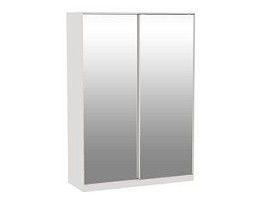 Шкаф купе с зеркальными дверями, Аврора (1624*604*2304) Дуб Мария/Кашемир