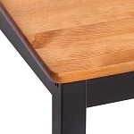 Стул Соната/Sonata chair, массив сосны, 41х50х95 см, антик/чёрный | изображение 6