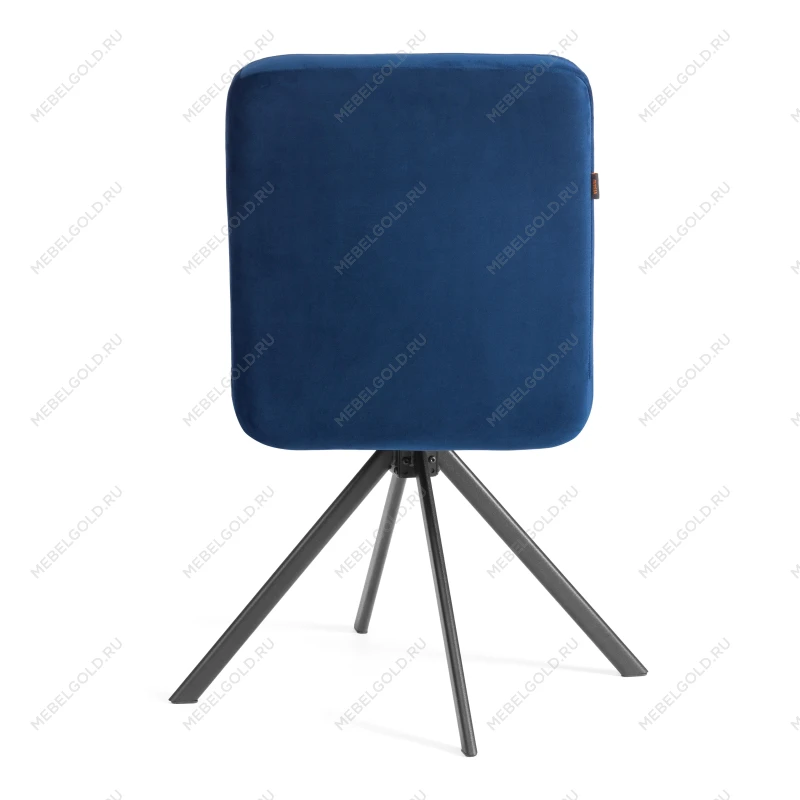 Стул обеденный Medeo, поворотный механизм 360, велюр, Blue (синий) | изображение 3