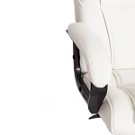 Кресло BERGAMO хром (22), кож/зам, белый, 36-01 | изображение 8