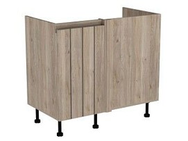 Стол под мойку угловой СМУ-100 левый, Оттава (954*534*870) Дуб Мария, 22213