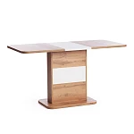 Стол обеденный SMART, ЛДСП, 105-140х68,6х75 см, Дуб вотан/Белый | изображение 5