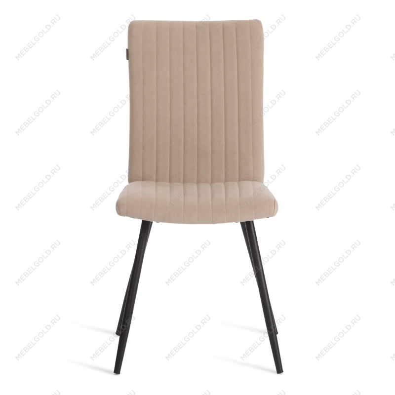 Стул обеденный Monte Carlo, флок, бежевый/черный, 7, 50х55х93 | изображение 4
