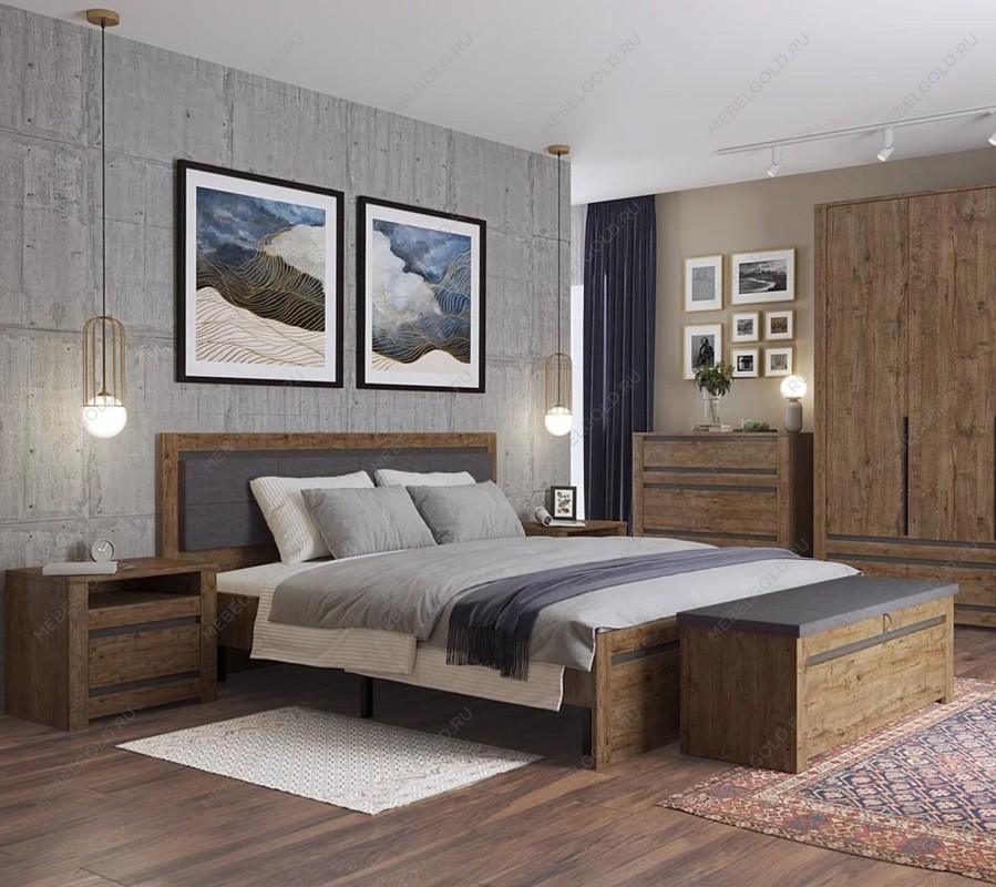 Кровать Када LOZ160х200 с подъемным механизмом, c мягким элементом | изображение 2