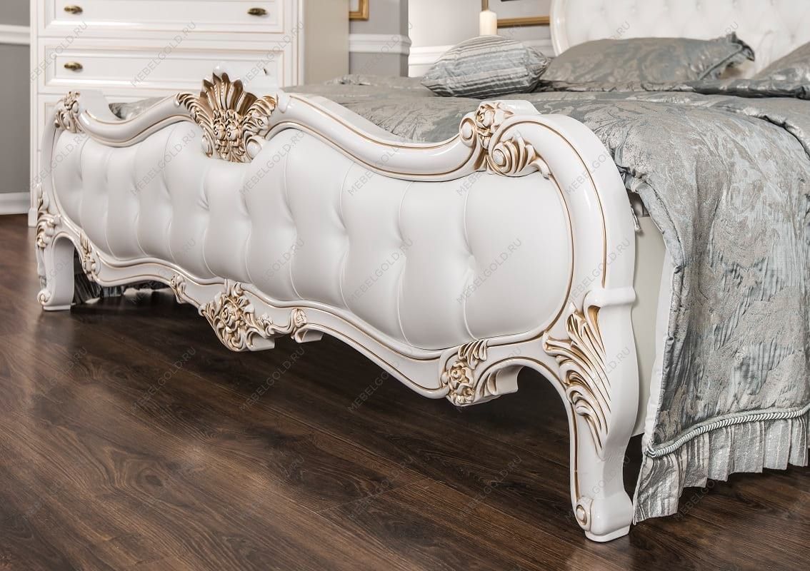 Кровать Натали 180х200 см белый глянец | изображение 6