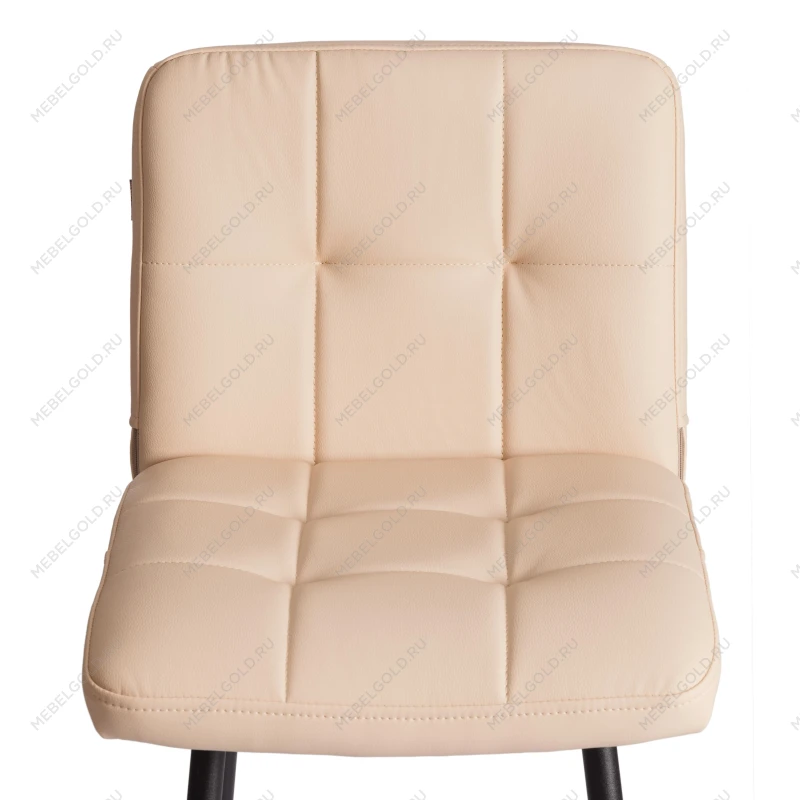 Полубарный стул Medeo/Медео, экокожа, бежевый, 42х56х102 см | изображение 5