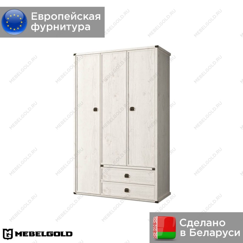 Шкаф 3-створчатый Магеллан 3DG2S | изображение 1