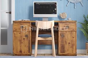 Стол письменный Индиана JBIU2D2S дуб саттер