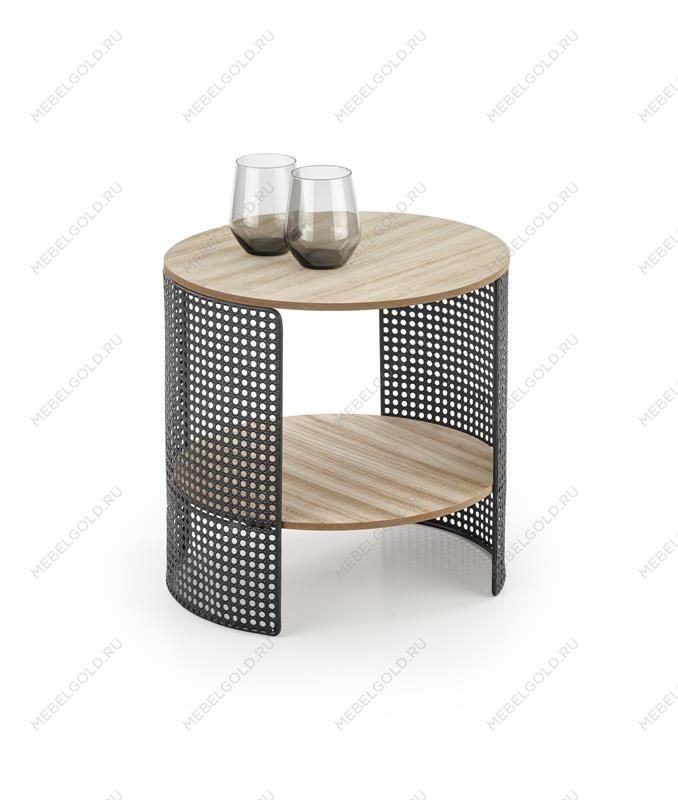 Стол журнальный Halmar TRAFICA (натуральный/черный)