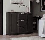 BRIMNES / СИРИУС тумба ИКЕА / IKEA 2 двери и 3 ящика 117х95 Дуб Венге | изображение 4