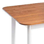 Стол Соната Люкс/Sonata Lux table, 120х75х75 см, массив сосны, антик/белый, 120х75х75 см | изображение 3