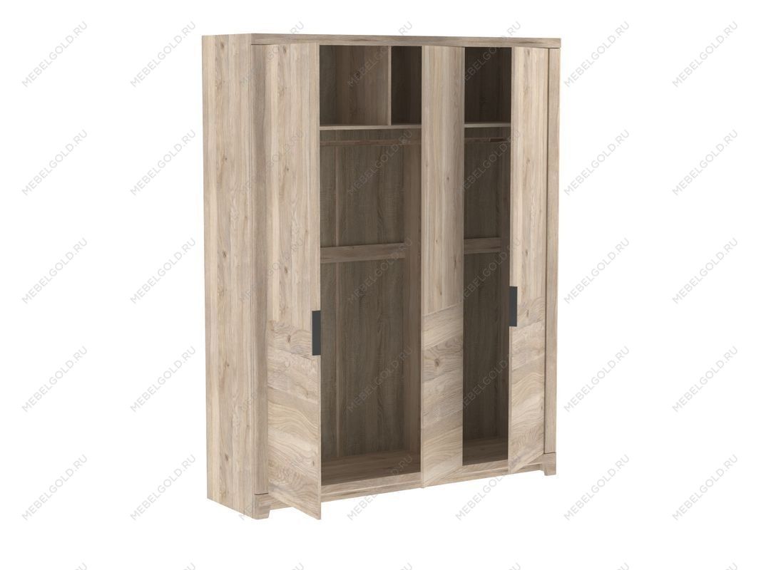 Шкаф 3-х дверный широкий глухой, Юта (1814*519*2300) Дуб Мария, 12214 | изображение 1