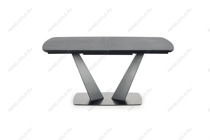 Стол обеденный Halmar FANGOR раскладной (темно-серый/черный)