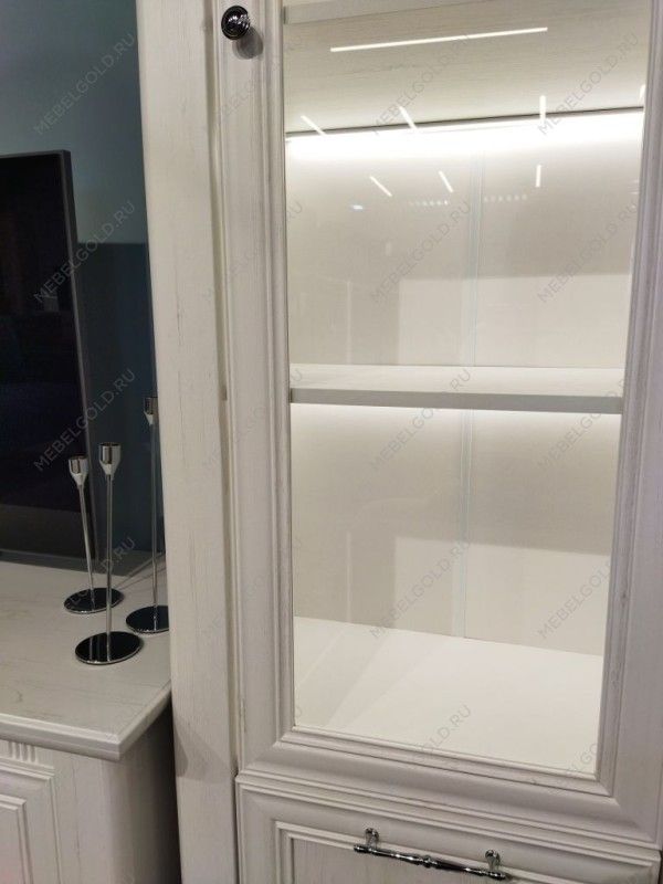 Пенал со стеклом, Клер (746*458*2054) Сосна Андерсен, 31501 | изображение 3