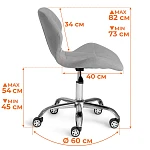 Кресло SELFI, флок, олива, 23 | изображение 12