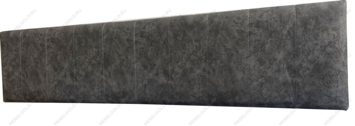 Мягкая вставка изголовья кровати Люкс 1600 (цельная), Денвер (1560*365*60) Серый, 933187 | изображение 1